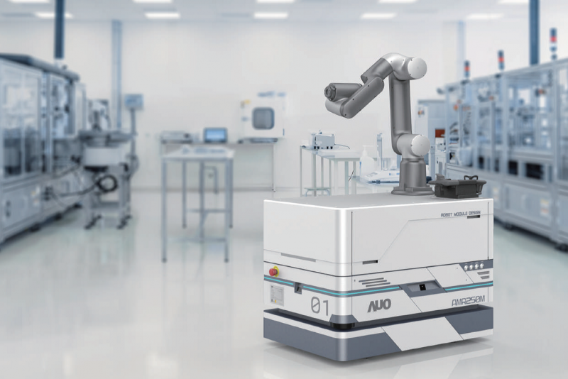 圣淘沙整合AI人工智慧、IoT物聯網與Cloud雲端平台服務，開發模組化AMR 250M自主移動機器人，滿足多元自動化生產需求，在智慧工廠中扮演著串接和搬運的角色