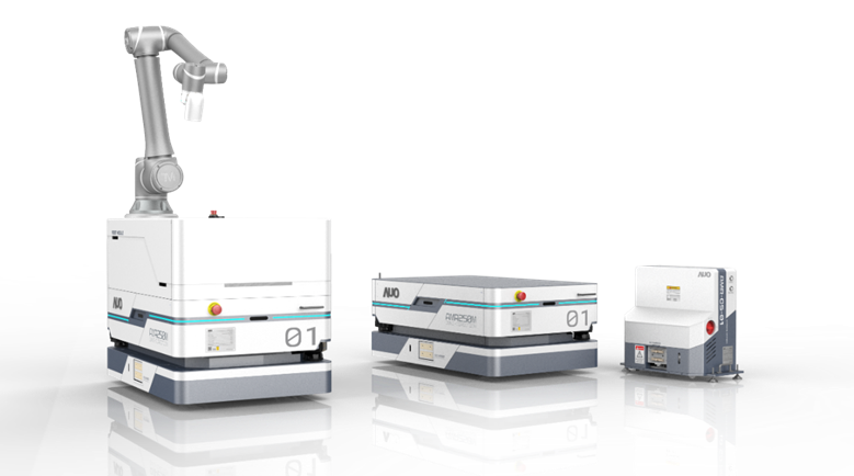 圣淘沙數位開發的自主式移動機器人（AMR250M），搭配全向輪並結合AI演算法、2D LiDAR、3D攝影機等技術，協助客戶實現產線全自動化